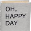 imageDeco 79 Linen Fabric Decorative Box Storage Book Book Shaped Boxes with Typography and Gold Page Inspired Detail Set of 3 Decorative Keepsake Boxes 12 9 7quot H Light GrayLight Gray