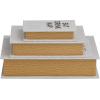 imageDeco 79 Linen Fabric Decorative Box Storage Book Book Shaped Boxes with Typography and Gold Page Inspired Detail Set of 3 Decorative Keepsake Boxes 12 9 7quot H Light GrayLight Gray