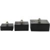 imageDeco 79 Marble Decorative Box Decorative Keepsake Boxes with Gold Final Set of 3 Storage Boxes 9quot 7quot 6quotW GreenBlack