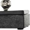 imageDeco 79 Marble Decorative Box Decorative Keepsake Boxes with Gold Final Set of 3 Storage Boxes 9quot 7quot 6quotW GreenBlack