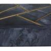 imageDeco 79 Marble Decorative Box Decorative Keepsake Boxes with Gold Linear Lines Set of 3 Storage Boxes 9quot 7quot 6quotW Black