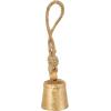 imageDeco 79 Metal Heart Indoor Outdoor Decorative Cow Bells Tibetan Inspired Meditation Bell with 6 Bells on Jute Hanging Rope Cow Bell 4quot x 2quot x 35quot RedGold
