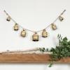 imageDeco 79 Metal Heart Indoor Outdoor Decorative Cow Bells Tibetan Inspired Meditation Bell with 6 Bells on Jute Hanging Rope Cow Bell 4quot x 2quot x 35quot RedGold