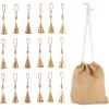 imageDeco 79 Metal Heart Indoor Outdoor Decorative Cow Bells Tibetan Inspired Meditation Bell with 6 Bells on Jute Hanging Rope Cow Bell 4quot x 2quot x 35quot RedGold