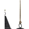 imageDeco 79 Rustic Metal Cowbell Decorative Bells 12quot 15quot 20quotH SilverBlack