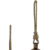 imageDeco 79 Rustic Metal Cowbell Decorative Bells 12quot 15quot 20quotH SilverBronze