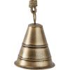 imageDeco 79 Rustic Metal Cowbell Decorative Bells 12quot 15quot 20quotH SilverBronze