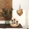 imageDeco 79 Rustic Metal Cowbell Decorative Bells 20quot 17quot 12quotH GoldGold