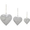 imageDeco 79 Rustic Metal Cowbell Decorative Bells 20quot 17quot 12quotH GoldGrey