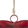 imageDeco 79 Rustic Metal Cowbell Decorative Bells 20quot 17quot 12quotH GoldRed