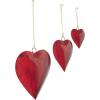 imageDeco 79 Rustic Metal Cowbell Decorative Bells 20quot 17quot 12quotH GoldRed