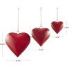 imageDeco 79 Rustic Metal Cowbell Decorative Bells 20quot 17quot 12quotH GoldRed
