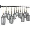 imageDeco 79 Rustic Metal Cowbell Decorative Bells 48quot x 6quot x 20quot SilverGrey