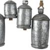 imageDeco 79 Rustic Metal Cowbell Decorative Bells 48quot x 6quot x 20quot SilverGrey
