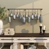 imageDeco 79 Rustic Metal Cowbell Decorative Bells 48quot x 6quot x 20quot SilverGrey