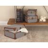 imageDeco 79 Wooden Decorative Box Upholstered Decorative Keepsake Boxes with Hinged Lid Set of 3 Storage Boxes 8quot 10quot 12quotW Gray3 PIECES SMALL SIZE
