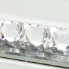imageDeco 79 Wooden Decorative Jewelry Box Mirrored 3 Drawers Jewelry Organizer with Crystal Embellishments Jewelry Holder 11quot x 8quot x 11quot Silver11 x 8 x 11