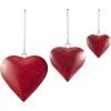 imageDeco 79 Rustic Metal Cowbell Decorative Bells 20quot 17quot 12quotH GoldRed