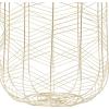 imageCosmoLiving by Cosmopolitan Metal Round Storage Basket with Faux Leather Handles Set of 3 16quot 14quot 12quotH GoldGold