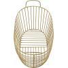 imageCosmoLiving by Cosmopolitan Metal Storage Basket with Handles Set of 2 20quot 17quotW Gold