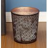 imageDeco 79 57416 Small Waste Bin 9quot x 9quot x 10quot GoldBlack