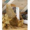 imageDeco 79 57416 Small Waste Bin 9quot x 9quot x 10quot GoldGold