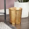 imageDeco 79 57416 Small Waste Bin 9quot x 9quot x 10quot GoldGold