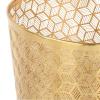 imageDeco 79 57416 Small Waste Bin 9quot x 9quot x 10quot GoldGold