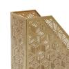 imageDeco 79 57416 Small Waste Bin 9quot x 9quot x 10quot GoldGold