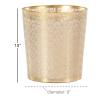 imageDeco 79 57416 Small Waste Bin 9quot x 9quot x 10quot GoldGold