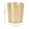 imageDeco 79 57416 Small Waste Bin 9quot x 9quot x 10quot GoldGold