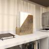 imageDeco 79 57416 Small Waste Bin 9quot x 9quot x 10quot GoldGold