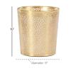 imageDeco 79 57416 Small Waste Bin 9quot x 9quot x 10quot GoldGold
