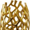 imageDeco 79 Aluminum Metal Decorative Vase Tall Coral Centerpiece Vase Vase for Home Decoration 9quot x 9quot x 31quot GoldGold