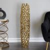 imageDeco 79 Aluminum Metal Decorative Vase Tall Coral Centerpiece Vase Vase for Home Decoration 9quot x 9quot x 31quot GoldGold