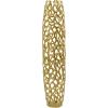 imageDeco 79 Aluminum Metal Decorative Vase Tall Coral Centerpiece Vase Vase for Home Decoration 9quot x 9quot x 31quot GoldGold