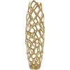 imageDeco 79 Aluminum Metal Decorative Vase Tall Coral Centerpiece Vase Vase for Home Decoration 9quot x 9quot x 31quot GoldGold