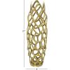 imageDeco 79 Aluminum Metal Decorative Vase Tall Coral Centerpiece Vase Vase for Home Decoration 9quot x 9quot x 31quot GoldGold