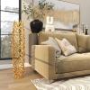 imageDeco 79 Aluminum Metal Decorative Vase Tall Coral Centerpiece Vase Vase for Home Decoration 9quot x 9quot x 31quot GoldGold