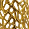 imageDeco 79 Aluminum Metal Decorative Vase Tall Coral Centerpiece Vase Vase for Home Decoration 9quot x 9quot x 31quot GoldGold