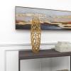 imageDeco 79 Aluminum Metal Decorative Vase Tall Coral Centerpiece Vase Vase for Home Decoration 9quot x 9quot x 31quot GoldGold