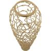 imageDeco 79 Aluminum Metal Decorative Vase Tall Coral Centerpiece Vase Vase for Home Decoration 9quot x 9quot x 31quot GoldGold