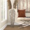imageDeco 79 Aluminum Metal Decorative Vase Tall Coral Centerpiece Vase Vase for Home Decoration 9quot x 9quot x 31quot GoldSilver