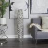imageDeco 79 Aluminum Metal Decorative Vase Tall Coral Centerpiece Vase Vase for Home Decoration 9quot x 9quot x 31quot GoldSilver