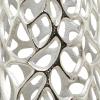 imageDeco 79 Aluminum Metal Decorative Vase Tall Coral Centerpiece Vase Vase for Home Decoration 9quot x 9quot x 31quot GoldSilver