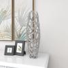 imageDeco 79 Aluminum Metal Decorative Vase Tall Coral Centerpiece Vase Vase for Home Decoration 9quot x 9quot x 31quot GoldSilver