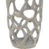 imageDeco 79 Aluminum Metal Decorative Vase Tall Coral Centerpiece Vase Vase for Home Decoration 9quot x 9quot x 31quot GoldSilver