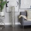 imageDeco 79 Aluminum Metal Decorative Vase Tall Coral Centerpiece Vase Vase for Home Decoration 9quot x 9quot x 31quot GoldSilver