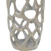 imageDeco 79 Aluminum Metal Decorative Vase Tall Coral Centerpiece Vase Vase for Home Decoration 9quot x 9quot x 31quot GoldSilver