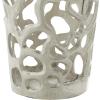 imageDeco 79 Aluminum Metal Decorative Vase Tall Coral Centerpiece Vase Vase for Home Decoration 9quot x 9quot x 31quot GoldSilver